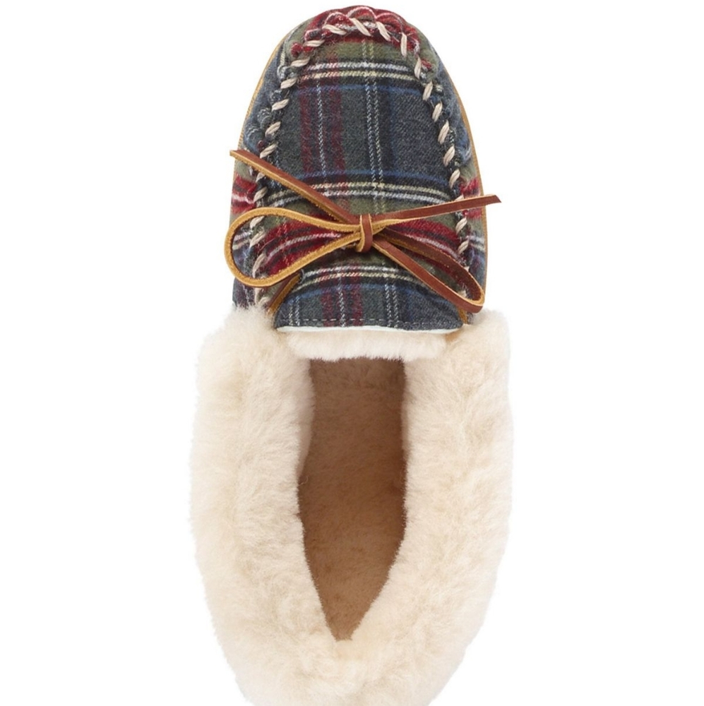 Women's Wicked Good Moccasins, Plaid